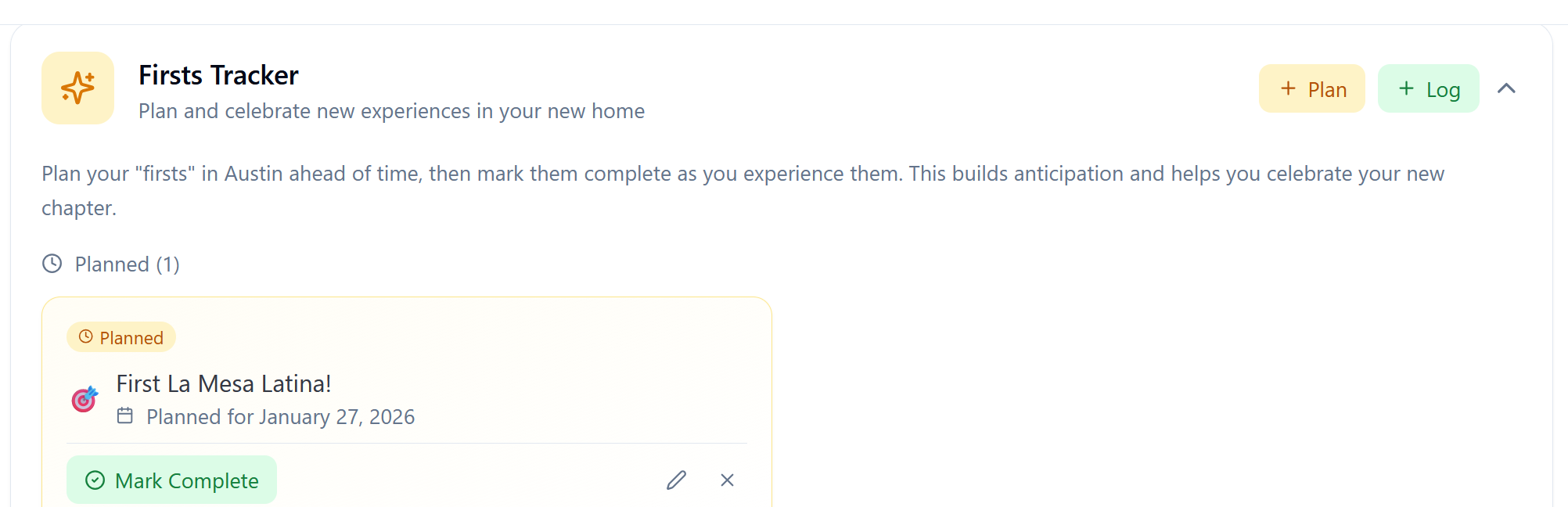 Funciones interactivas de Brandon Se Muda a Austin